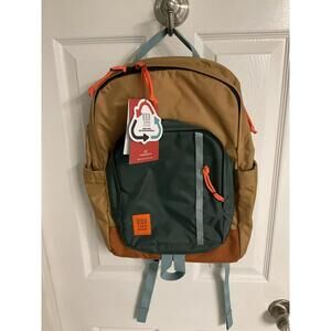 New! Topo Designs Session Pack Forest/Khaki Backpack! Nice Colors!